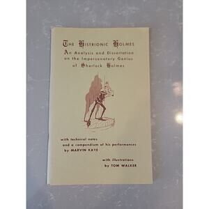 VTG Rare The Histrionic Holmes By Marvin Kaye Paperback 1971 First Edition